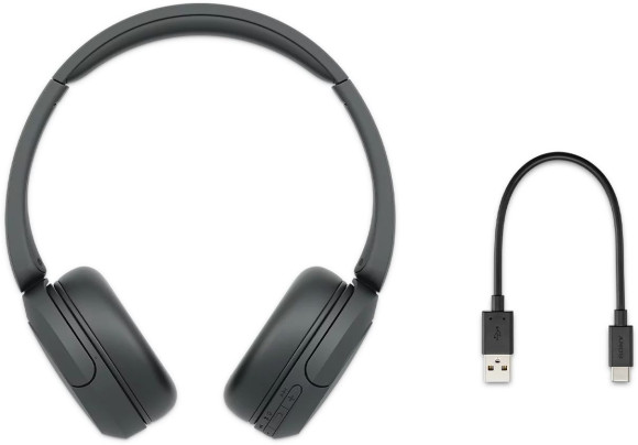 Наушники накладные Sony WH-CH520 черный беспроводные bluetooth оголовье (WH-CH520/B) Наушники накладные Sony WH-CH520 черный беспроводные bluetooth оголовье (WH-CH520/B)