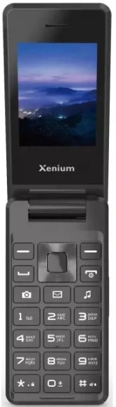 Мобильный телефон XENIUM X600 темно-серый раскладной 2Sim 2.8" 240x320 Nucleus 0.3Mpix GSM900/1800 MP3 FM microSD max32Gb Мобильный телефон XENIUM X600 темно-серый раскладной 2Sim 2.8" 240x320 Nucleus 0.3Mpix GSM900/1800 MP3 FM microSD max32Gb