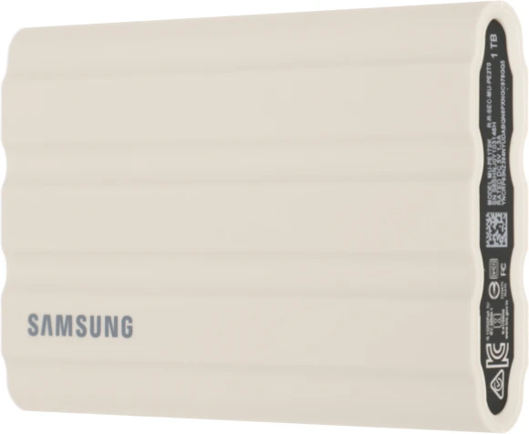Накопитель SSD Samsung Original USB-C 1Tb MU-PE1T0K/WW Shield T7 1.8" бежевый Накопитель SSD Samsung Original USB-C 1Tb MU-PE1T0K/WW Shield T7 1.8" бежевый