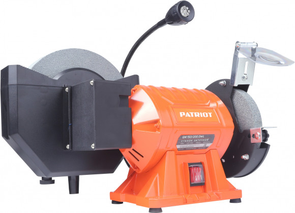 Электроточило Patriot GM 150/200 DWL Expert 550Вт 2980об/мин d=150мм t=20мм