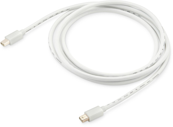 Кабель аудио-видео Buro 1.2v miniDisplayport (m)/miniDisplayport (m) 2м. позолоч.конт. белый (BHP MDPP-2)