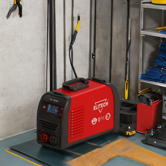 Сварочный аппарат Elitech ИС 200М (E1703.017.00) инвертор MMA DC/TIG DC 7кВт Сварочный аппарат Elitech ИС 200М (E1703.017.00) инвертор MMA DC/TIG DC 7кВт