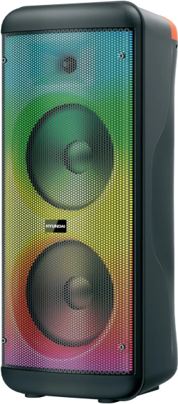 Минисистема Hyundai H-MC1235 черный 40Вт FM USB BT micro SD