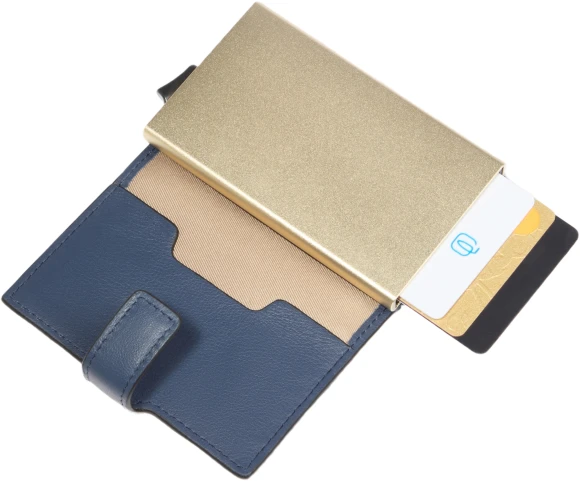Чехол для кредитных карт Piquadro Lyra PP5649W92R/BLU4 синий натур.кожа