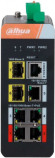 Коммутатор Dahua DH-IS4207-4GT-120 (L2) 1x100Мбит/с 4x1Гбит/с 2SFP 4PoE 120W управляемый