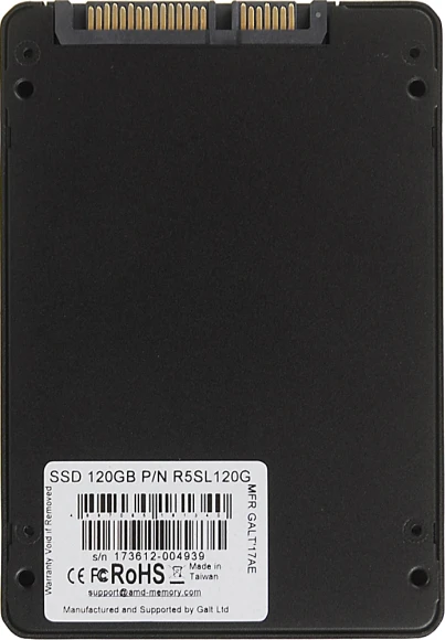 Накопитель SSD AMD SATA-III 120GB R5SL120G Radeon R5 2.5" Накопитель SSD AMD SATA-III 120GB R5SL120G Radeon R5 2.5"