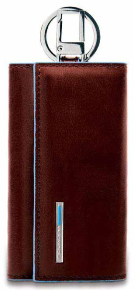 Ключница Piquadro Blue Square PC1397B2/MO коричневый натур.кожа