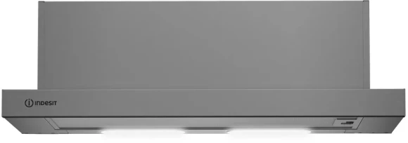 Вытяжка встраиваемая Indesit INT 62HR X нержавеющая сталь управление: механическое (1 мотор)