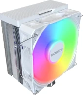 Устройство охлаждения(кулер) Montech NX400 ARGB Soc-AM5/AM4/1200/1700/1851 белый 4-pin 34.17dB Al+Cu 220W 874gr Ret (NX400ARGBWH) Устройство охлаждения(кулер) Montech NX400 ARGB Soc-AM5/AM4/1200/1700/1851 белый 4-pin 34.17dB Al+Cu 220W 874gr Ret (NX400ARGBWH)
