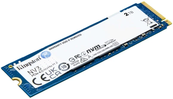 Накопитель SSD Kingston PCIe 4.0 x4 2TB SNV3S/2000G NV3 M.2 2280 Накопитель SSD Kingston PCIe 4.0 x4 2TB SNV3S/2000G NV3 M.2 2280