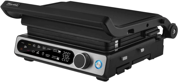 Электрогриль Rondell RDE-1700 2000Вт черный/серебристый