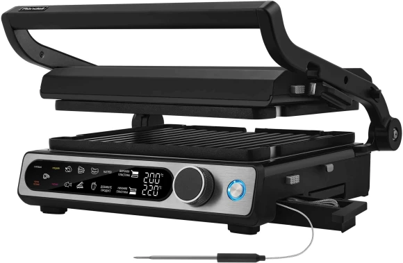 Электрогриль Rondell RDE-1700 2000Вт черный/серебристый