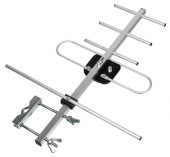 Антенна телевизионная Hyundai H-TAE100 8дБ пассивная серебристый Антенна телевизионная Hyundai H-TAE100 8дБ пассивная серебристый