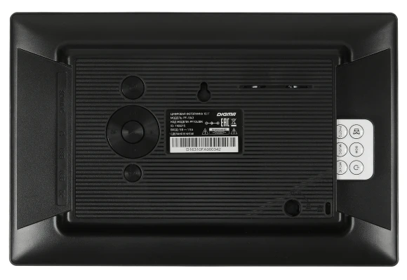 Фоторамка Digma 10.1" PF-1043 IPS 1280x800 черный пластик ПДУ Видео Фоторамка Digma 10.1" PF-1043 IPS 1280x800 черный пластик ПДУ Видео