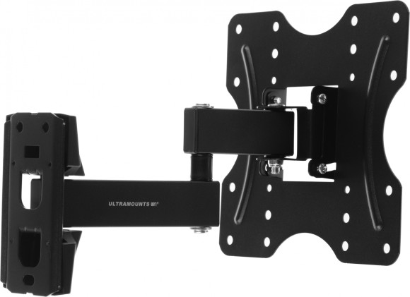 Кронштейн для телевизора Ultramounts UM899 черный 23"-43" макс.20кг настенный поворотно-выдвижной и наклонный Кронштейн для телевизора Ultramounts UM899 черный 23"-43" макс.20кг настенный поворотно-выдвижной и наклонный