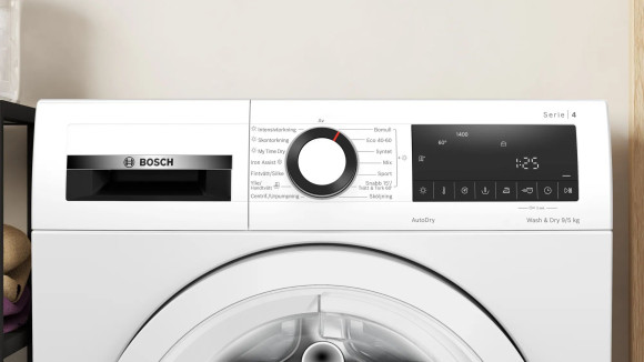 Стиральная машина Bosch WNA144VLSN пан.англ. класс: E загр.фронтальная макс.:9кг (с сушкой) белый инвертор Стиральная машина Bosch WNA144VLSN пан.англ. класс: E загр.фронтальная макс.:9кг (с сушкой) белый инвертор