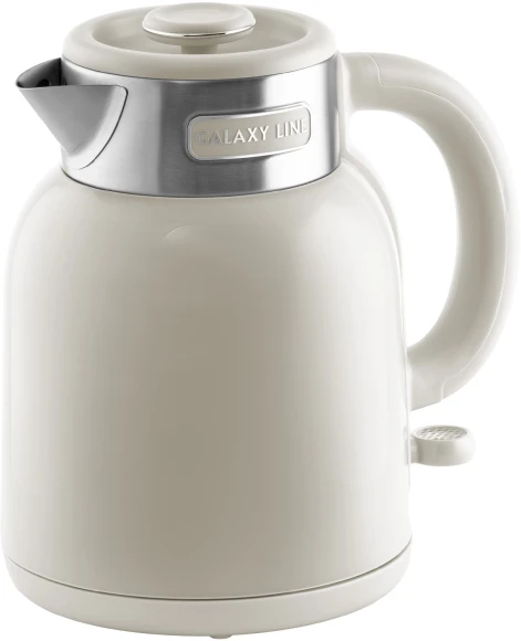 Чайник электрический Galaxy Line GL 0363 1.5л. 1800Вт бежевый корпус: нерж.сталь/пластик (7010103637)