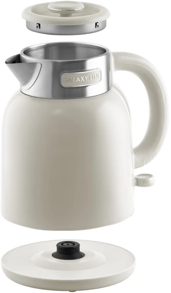 Чайник электрический Galaxy Line GL 0363 1.5л. 1800Вт бежевый корпус: нерж.сталь/пластик (7010103637)
