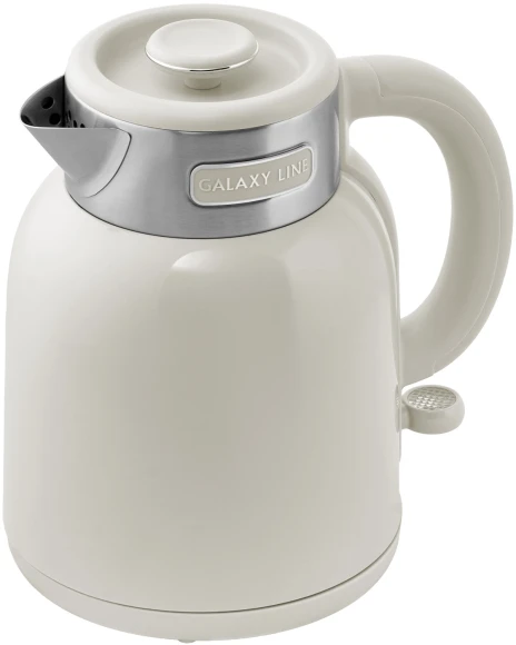Чайник электрический Galaxy Line GL 0363 1.5л. 1800Вт бежевый корпус: нерж.сталь/пластик (7010103637)