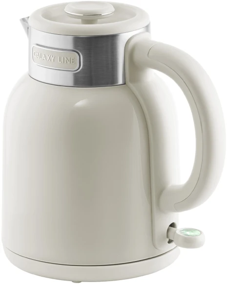 Чайник электрический Galaxy Line GL 0363 1.5л. 1800Вт бежевый корпус: нерж.сталь/пластик (7010103637)