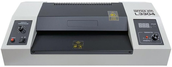 Ламинатор Office Kit L3304 серый/черный A3 (60-250мкм) 40см/мин (4вал.) хол.лам. лам.фото реверс Ламинатор Office Kit L3304 серый/черный A3 (60-250мкм) 40см/мин (4вал.) хол.лам. лам.фото реверс