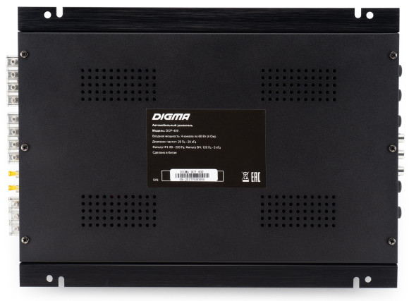 Усилитель автомобильный Digma DCP-400 четырехканальный