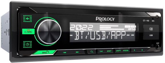 Автомагнитола Prology GT-160 1DIN 4x55Вт v4.2 ПДУ (PRGT160)