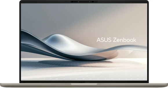 Ноутбук Asus Zenbook 14 UX3407QA-QD197W Snapdragon X X1-26-100 16Gb SSD512Gb Qualcomm Adreno 14" OLED WUXGA (1920x1200) Windows 11 Home beige WiFi BT Cam (90NB1501-M00850)