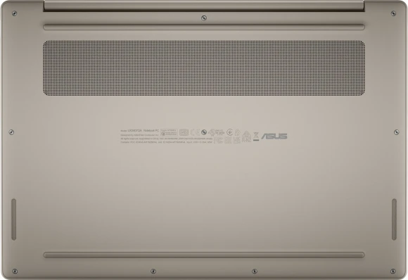 Ноутбук Asus Zenbook 14 UX3407QA-QD197W Snapdragon X X1-26-100 16Gb SSD512Gb Qualcomm Adreno 14" OLED WUXGA (1920x1200) Windows 11 Home beige WiFi BT Cam (90NB1501-M00850)