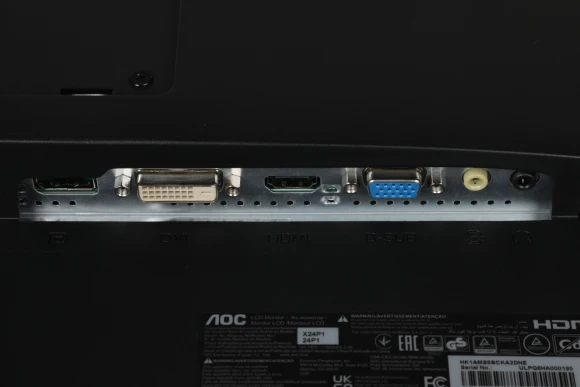 Монитор AOC 24" Professional X24P1(00/01) черный IPS LED 16:10 DVI HDMI M/M матовая HAS Piv 1000:1 300cd 178гр/178гр 1920x1200 60Hz VGA DP FHD USB 5.5кг