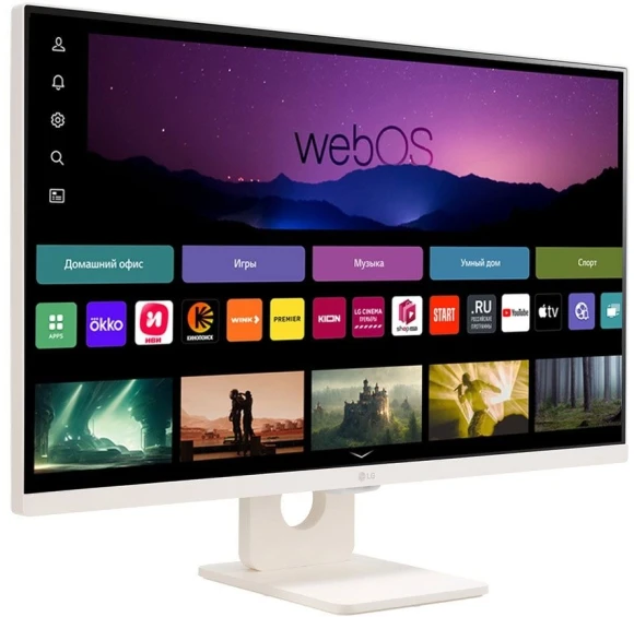 Монитор LG 27" 27SR50F-W белый IPS LED 16:9 HDMI M/M матовая 250cd 178гр/178гр 1920x1080 60Hz FHD USB 5.6кг Монитор LG 27" 27SR50F-W белый IPS LED 16:9 HDMI M/M матовая 250cd 178гр/178гр 1920x1080 60Hz FHD USB 5.6кг