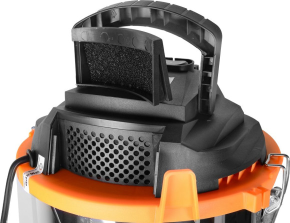 Строительный пылесос Вихрь СП-1500/30 1500Вт (уборка: сухая/влажная) серый