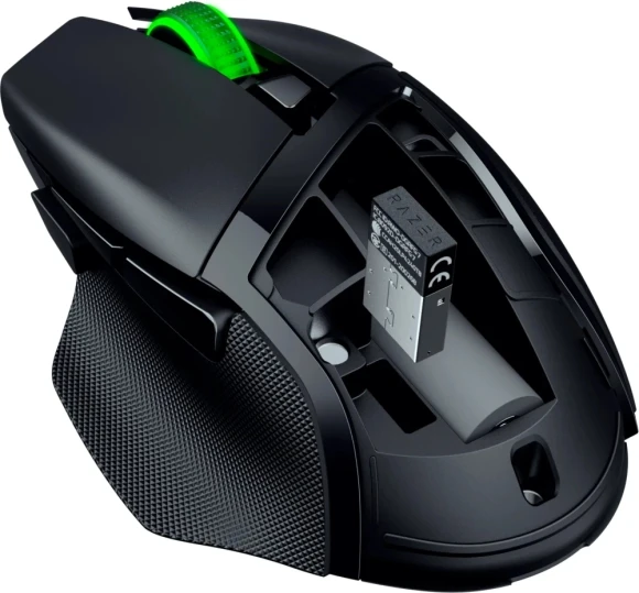 Мышь Razer Basilisk V3 X Hyperspeed черный оптическая 18000dpi беспров. BT/Radio USB 7but (RZ01-04870100-R3A1) Мышь Razer Basilisk V3 X Hyperspeed черный оптическая 18000dpi беспров. BT/Radio USB 7but (RZ01-04870100-R3A1)