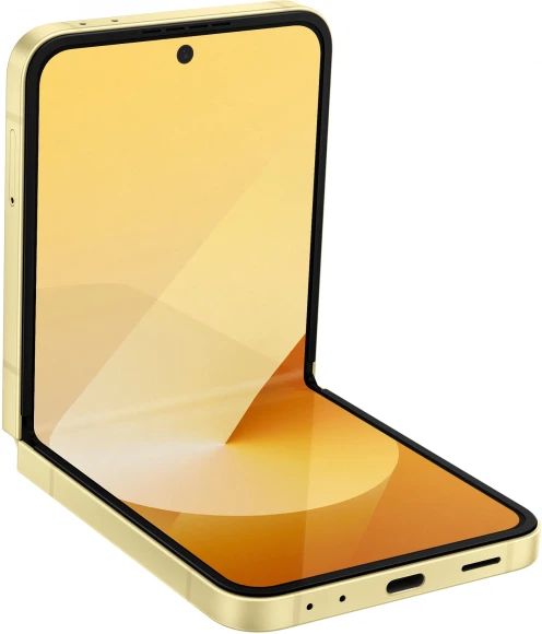 Смартфон Samsung SM-F741B Galaxy Z Flip 6 256Gb 12Gb желтый раскладной 3G 4G 1Sim 6.7" 1080x2640 Android 14 50Mpix 802.11 a/b/g/n/ac/ax NFC GPS GSM900/1800 GSM1900 Protect