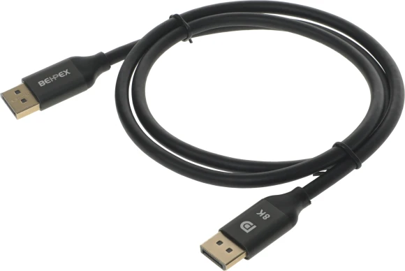 Кабель Ultra HD DisplayPort (m) DisplayPort (m) 1м черный (пакет) Кабель Ultra HD DisplayPort (m) DisplayPort (m) 1м черный (пакет)