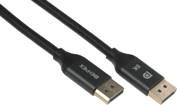 Кабель Ultra HD DisplayPort (m) DisplayPort (m) 1м черный (пакет) Кабель Ultra HD DisplayPort (m) DisplayPort (m) 1м черный (пакет)