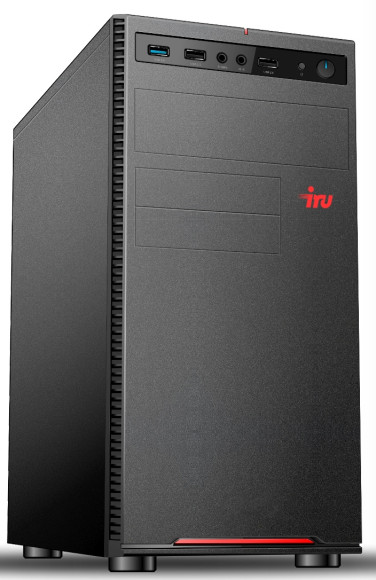 ПК IRU Home 320A5SE MT Ryzen 3 PRO 4350G (3.8) 8Gb SSD256Gb RGr FreeDOS GbitEth 400W черный (2007103)