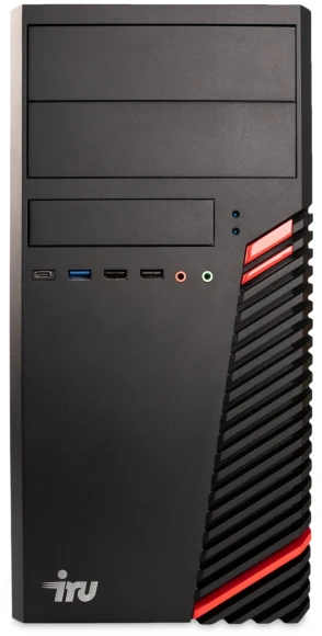ПК IRU 310SC MT i3 12100 (3.3) 8Gb SSD256Gb UHDG 730 Windows 11 Pro GbitEth 200W черный (2059344)