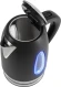 Чайник электрический Vitek VT-WK1065 1.7л. 2000Вт черный/серебристый корпус: металл