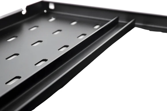 Полка стационарная для аккумуляторов ЦМО СВ-75АК-9005 1U нагр.:200кг. 19" 750мм черный (упак.:1шт)