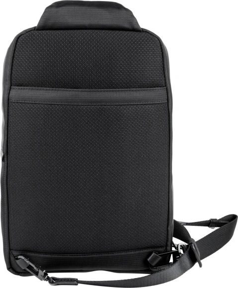 Рюкзак слинг мужской Piquadro Marcel CA6448W138/N черный нейлон/натур.кожа