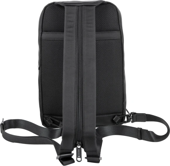 Рюкзак слинг мужской Piquadro Marcel CA6448W138/N черный нейлон/натур.кожа