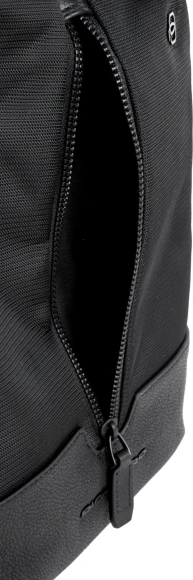 Рюкзак слинг мужской Piquadro Marcel CA6448W138/N черный нейлон/натур.кожа