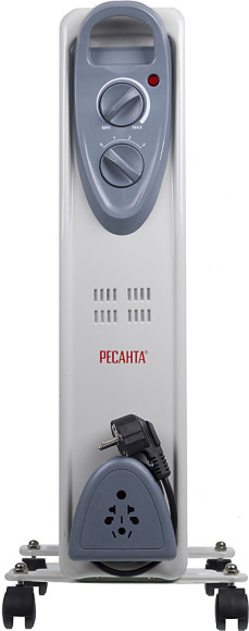 Радиатор масляный Ресанта ОМ-9Н 2000Вт белый Радиатор масляный Ресанта ОМ-9Н 2000Вт белый