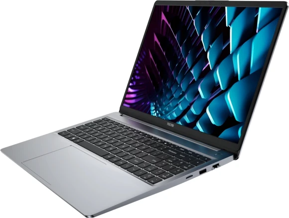 Ноутбук Tecno MegaBook K15SRA Core i5 13420H 16Gb SSD1Tb Intel UHD Graphics 15.6" IPS FHD (1920x1080) Windows 11 Home grey WiFi BT Cam 6060mAh (71003300513)