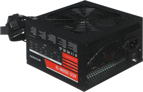 Блок питания Accord ATX 350W ACC-350-12 (20+4pin) 120mm fan 4xSATA Блок питания Accord ATX 350W ACC-350-12 (20+4pin) 120mm fan 4xSATA