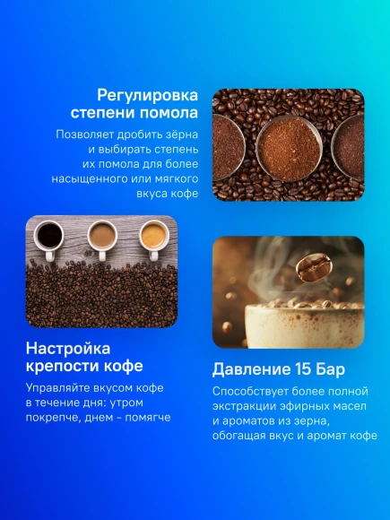 Кофемашина Philips EP2230/10 1500Вт черный