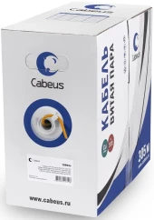 Кабель информационный Cabeus FTP-4P-Cat.5e-SOLID-LSZH-GY кат.5E F/UTP 4 пары LSZH внутренний 305м серый Кабель информационный Cabeus FTP-4P-Cat.5e-SOLID-LSZH-GY кат.5E F/UTP 4 пары LSZH внутренний 305м серый
