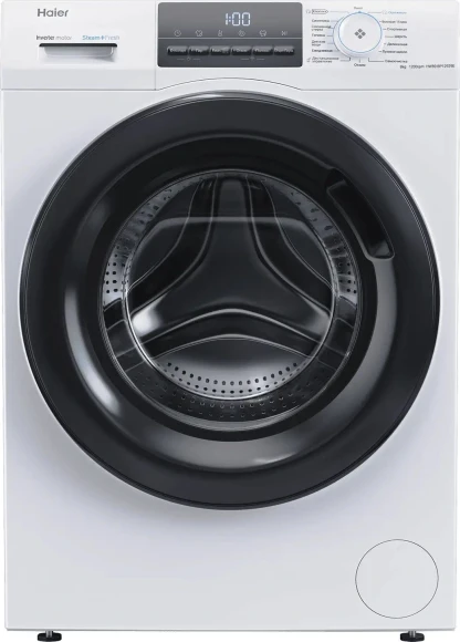 Стиральная машина Haier HW80-BP12929E класс: A+++ загр.фронтальная макс.:8кг белый инвертор