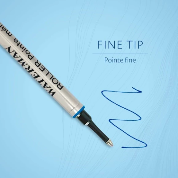 Стержень роллер Waterman (1964018) F 0.5мм синие чернила блистер